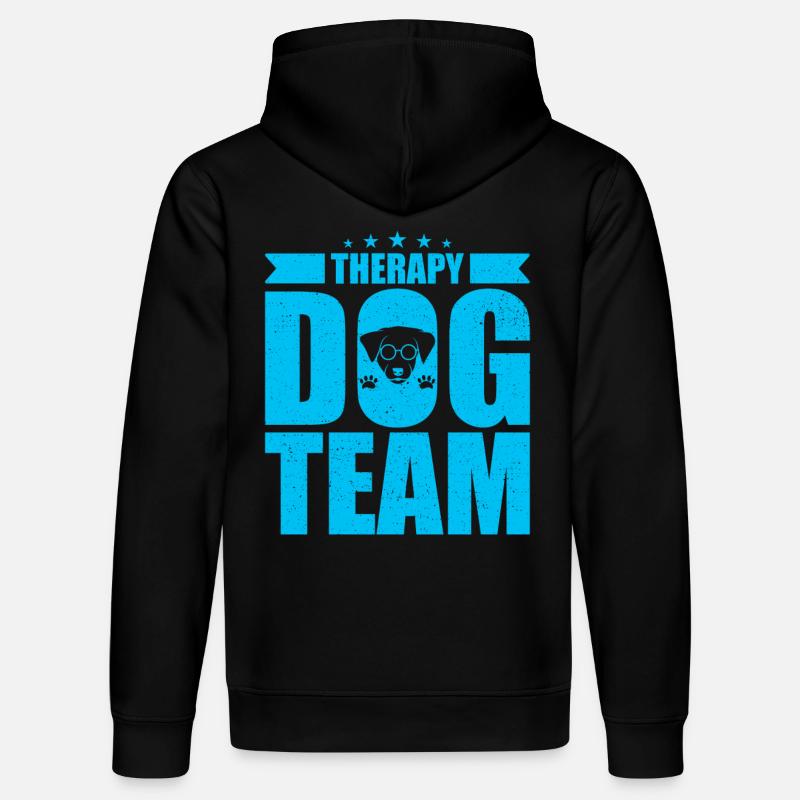 Équipe canine de thérapie - Sweat à capuche bio DRUMMER Stanley/Stella Unisexe - noir