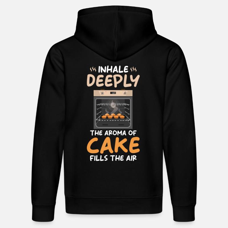 Cakes, baking, baking, bakery - Stanley/Stella DRUMMER Unisex Organic Hoodie - black