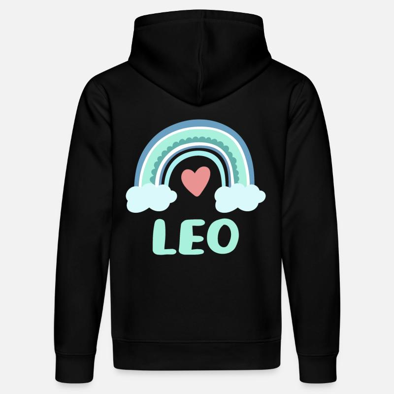 Leo Nom Rainbow Baby - Sweat à capuche bio DRUMMER Stanley/Stella Unisexe - noir