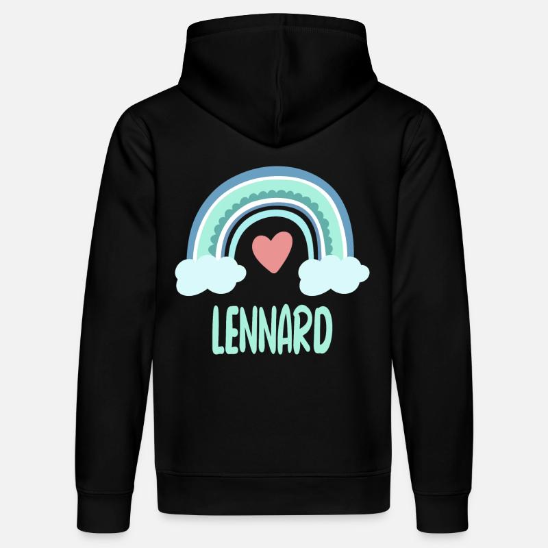Lennard Nom Rainbow Baby - Sweat à capuche bio DRUMMER Stanley/Stella Unisexe - noir