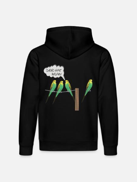 lustiges wlan - Stanley/Stella Unisex Bio-Hoodie DRUMMER - Schwarz