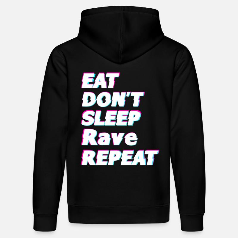 Idée cadeau Raver - Sweat à capuche bio DRUMMER Stanley/Stella Unisexe - noir