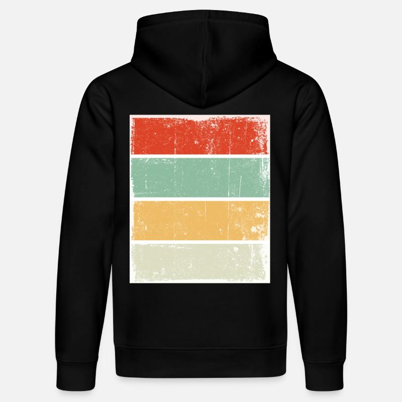 Rétro Arrière-plan Sunset Grunge - Sweat à capuche bio DRUMMER Stanley/Stella Unisexe - noir
