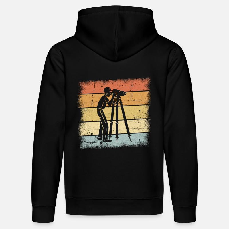 Vermesser Geschenk - Stanley/Stella Unisex Bio-Hoodie DRUMMER  - Schwarz