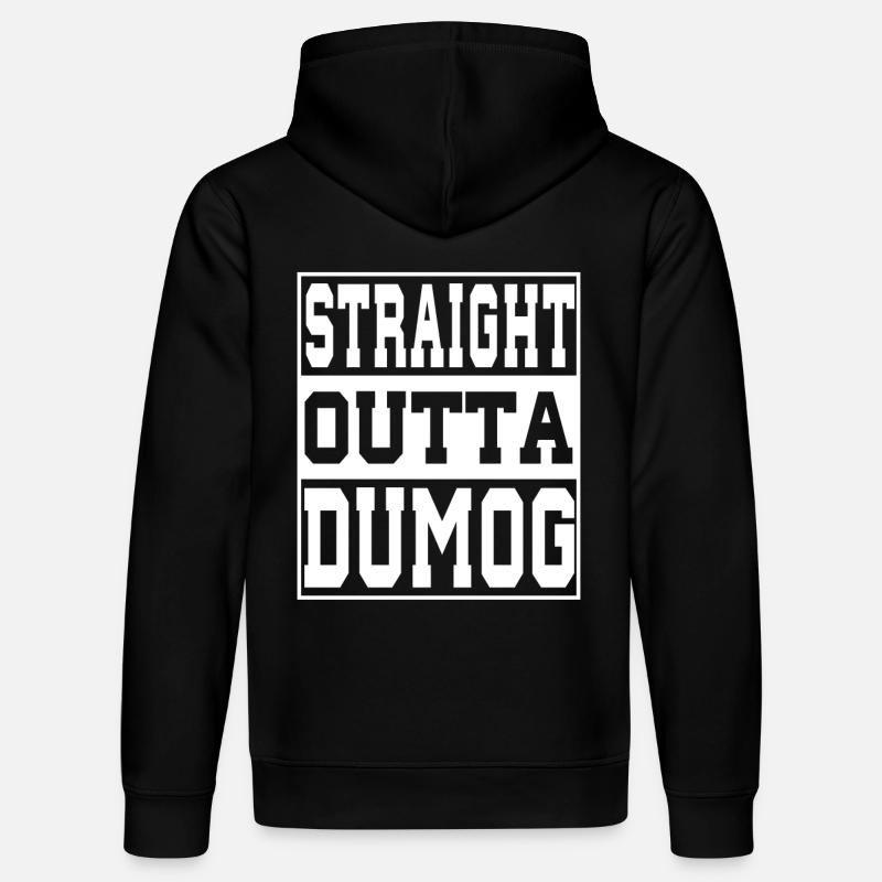 Dumog dit drôle - Sweat à capuche bio DRUMMER Stanley/Stella Unisexe - noir