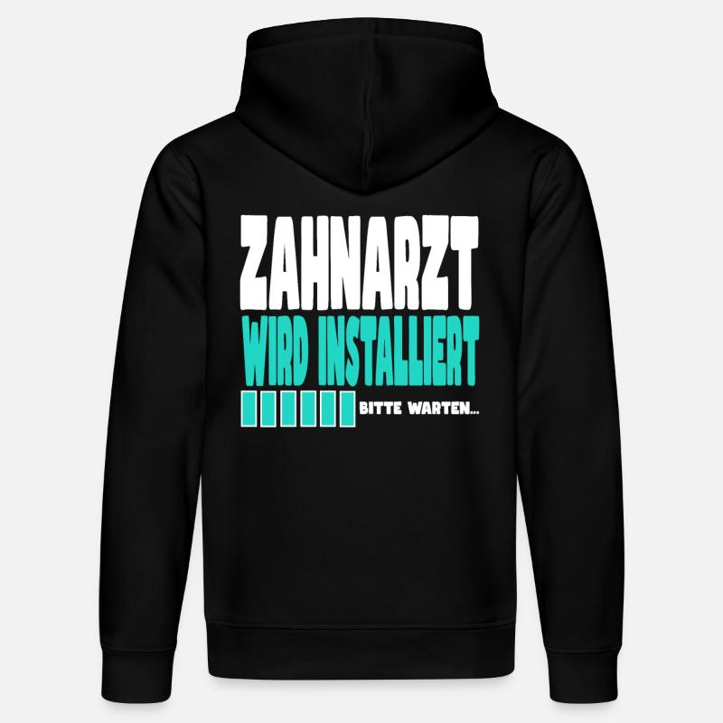 Zahnarzt wird installiert - Stanley/Stella Unisex Bio-Hoodie DRUMMER - Schwarz