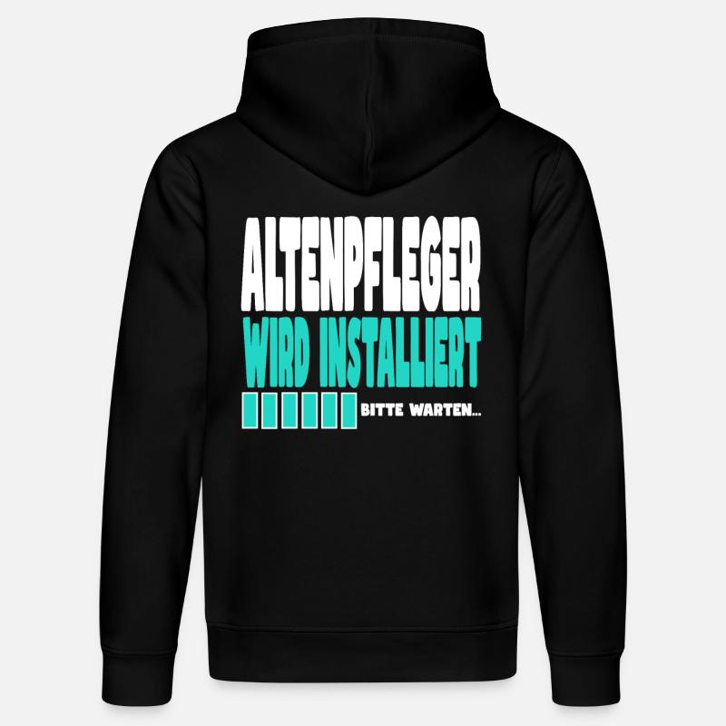 ALTENPFLEGER wird installiert - Stanley/Stella Unisex Bio-Hoodie DRUMMER  - Schwarz