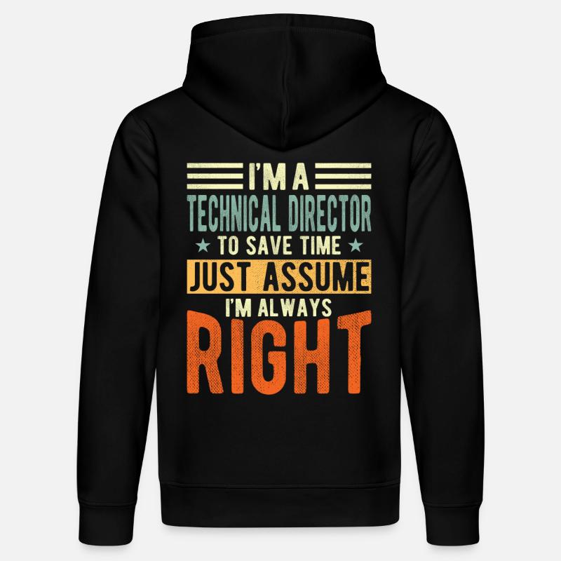 Technischer Direktor - Stanley/Stella Unisex Bio-Hoodie DRUMMER  - Schwarz