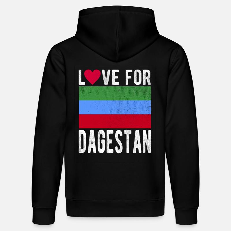 Souvenir du Daghestan - Sweat à capuche bio DRUMMER Stanley/Stella Unisexe - noir