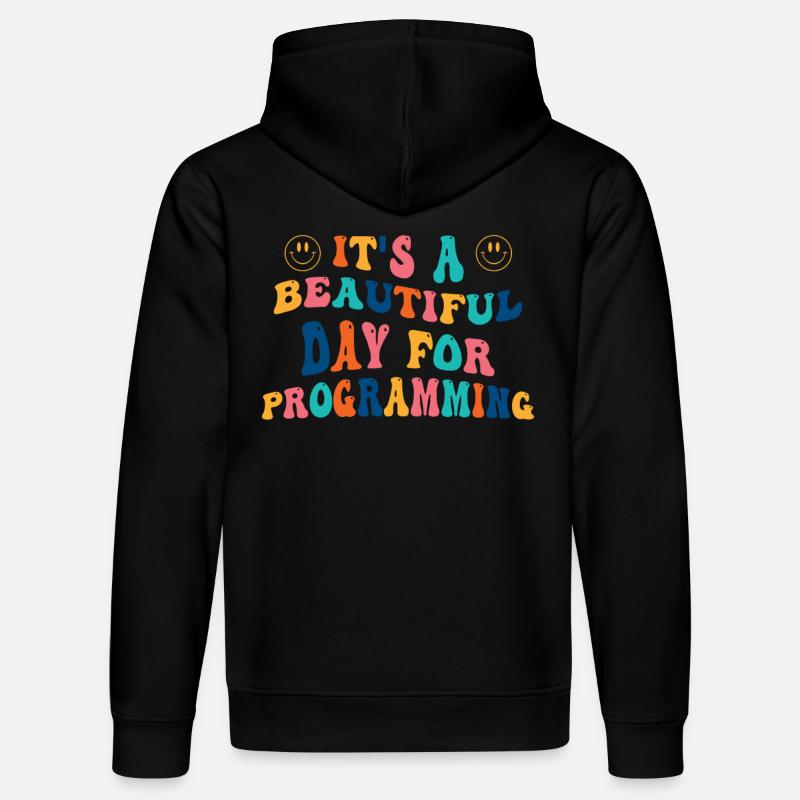 Programmer Gift - Stanley/Stella DRUMMER Unisex Organic Hoodie - black