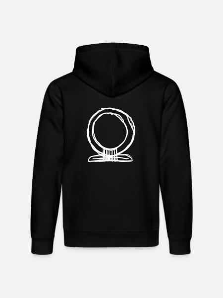 Egypt Ancient Symbol Shen - Stanley/Stella DRUMMER Unisex Organic Hoodie - black