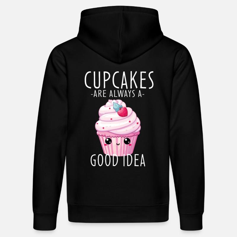 Cupcake Kawaii - Sweat à capuche bio DRUMMER Stanley/Stella Unisexe - noir