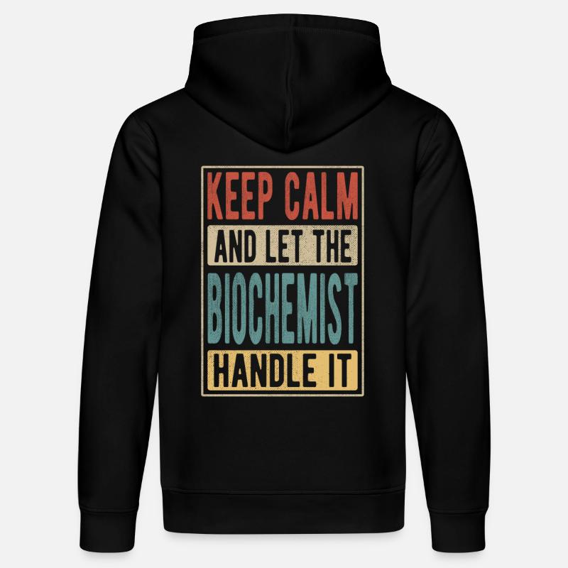 Biochemiker Retro Geschenk - Stanley/Stella Unisex Bio-Hoodie DRUMMER  - Schwarz