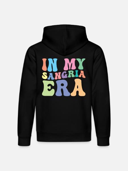 Sangria Retro Groovy In My - Stanley/Stella DRUMMER Unisex Organic Hoodie - black