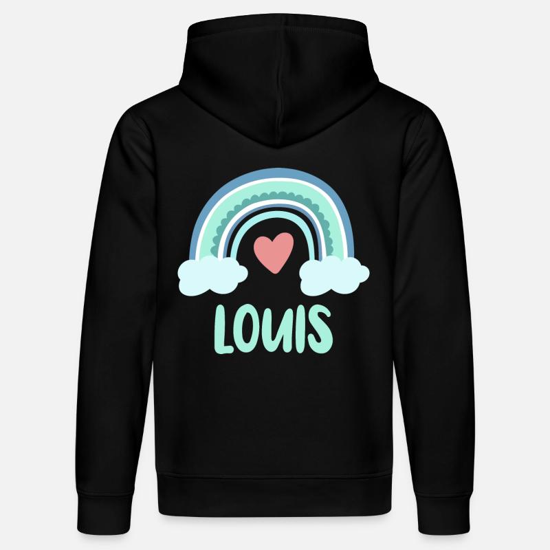 Louis Nom Rainbow Baby - Sweat à capuche bio DRUMMER Stanley/Stella Unisexe - noir