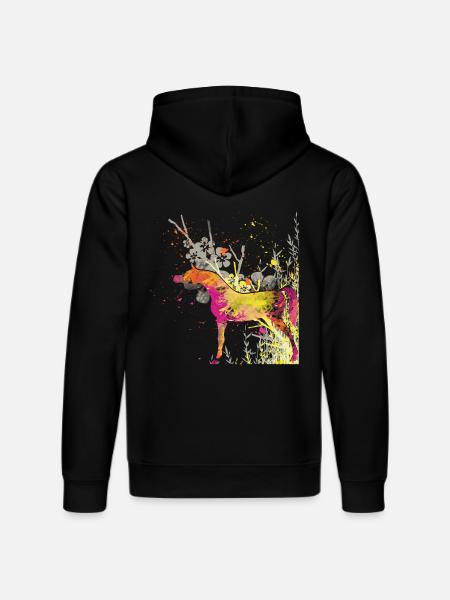 libertipferdhell - Stanley/Stella Unisex Bio-Hoodie DRUMMER - Schwarz