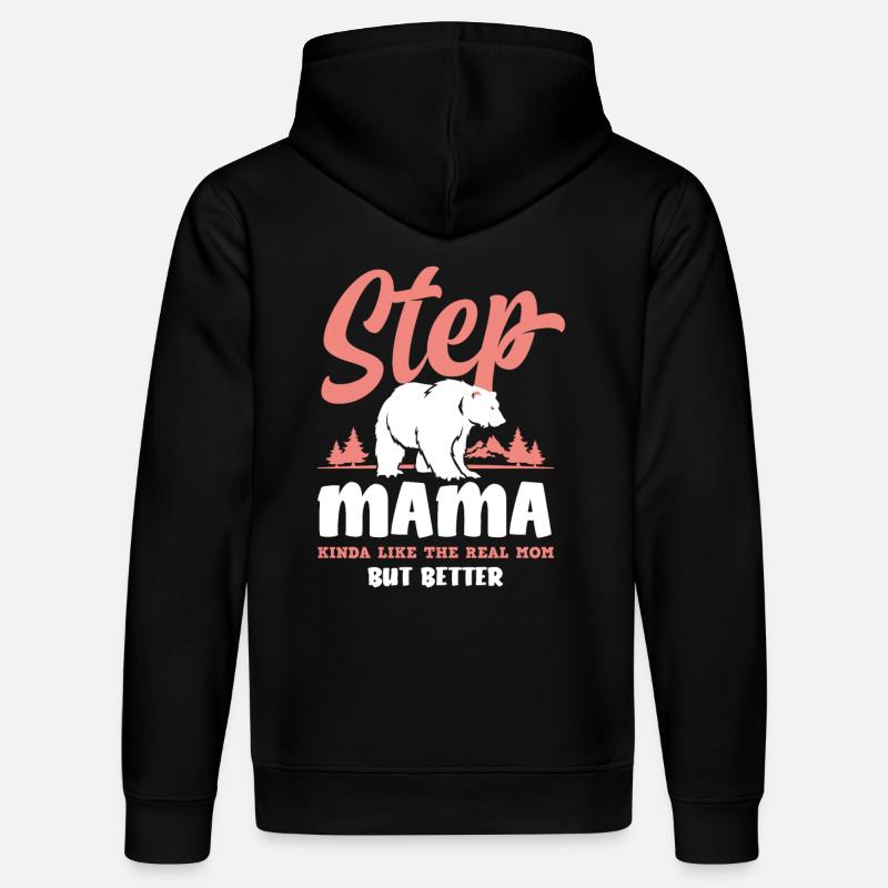 Belle-mère Maman - Sweat à capuche bio DRUMMER Stanley/Stella Unisexe - noir