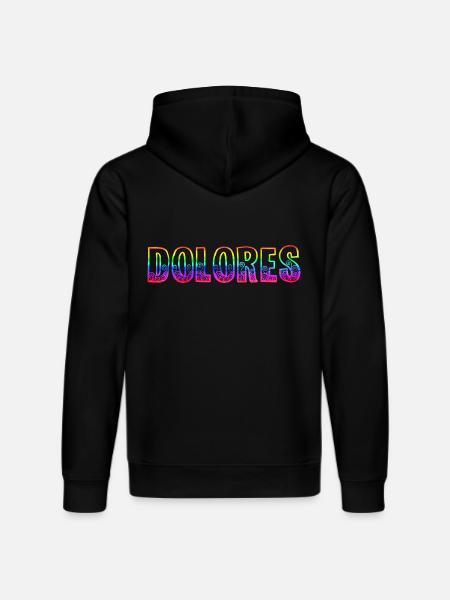 Dolores RS Rainbow - Stanley/Stella DRUMMER Unisex Organic Hoodie - black