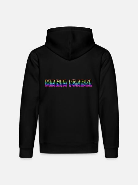 Maria Isabel RS Rainbow - Stanley/Stella DRUMMER Unisex Organic Hoodie - black
