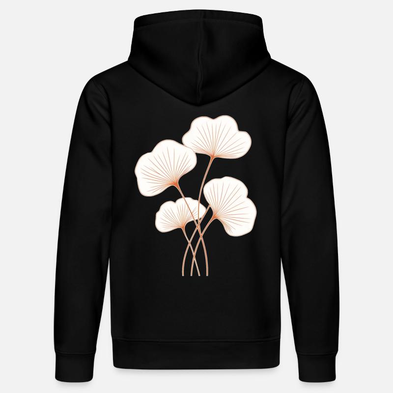 Ginkgo - Sweat à capuche bio DRUMMER Stanley/Stella Unisexe - noir
