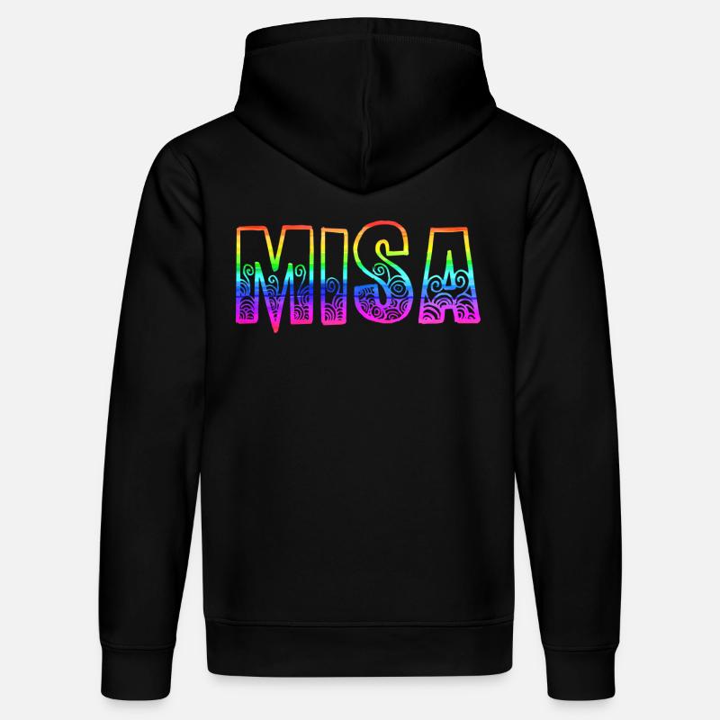 misa rs regenbogen - Stanley/Stella Unisex Bio-Hoodie DRUMMER - Schwarz
