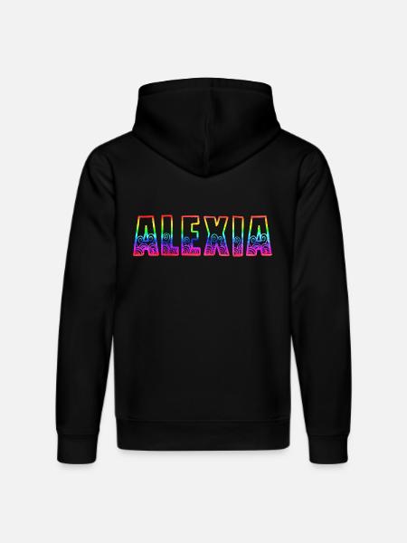 alexia rs regenbogen - Stanley/Stella Unisex Bio-Hoodie DRUMMER - Schwarz