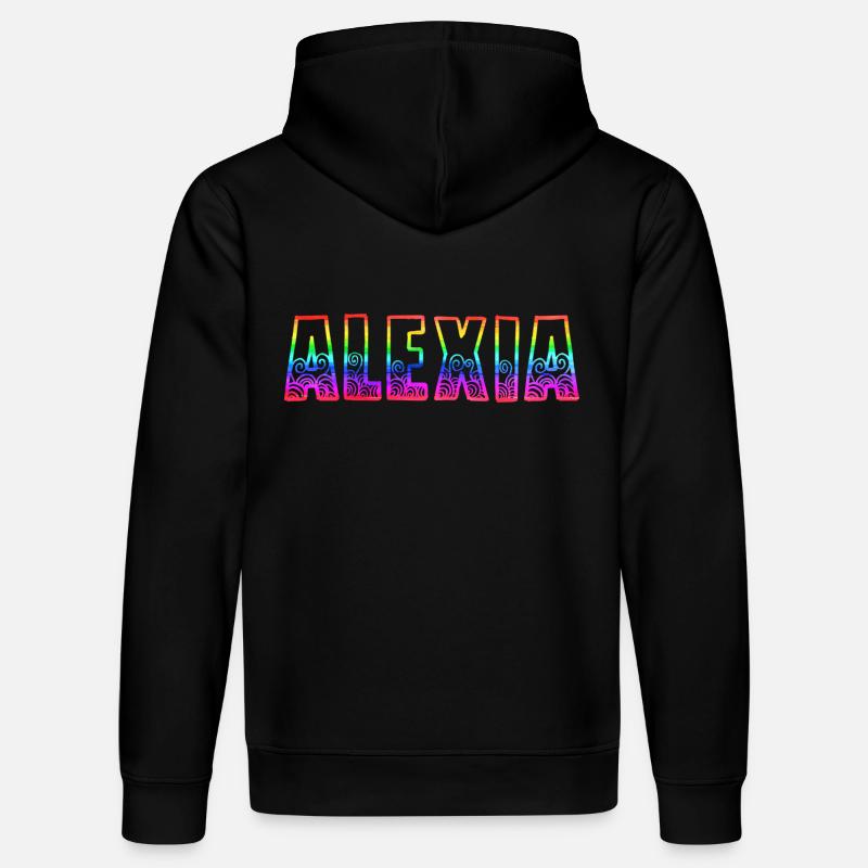 alexia rs regenbogen - Stanley/Stella Unisex Bio-Hoodie DRUMMER  - Schwarz
