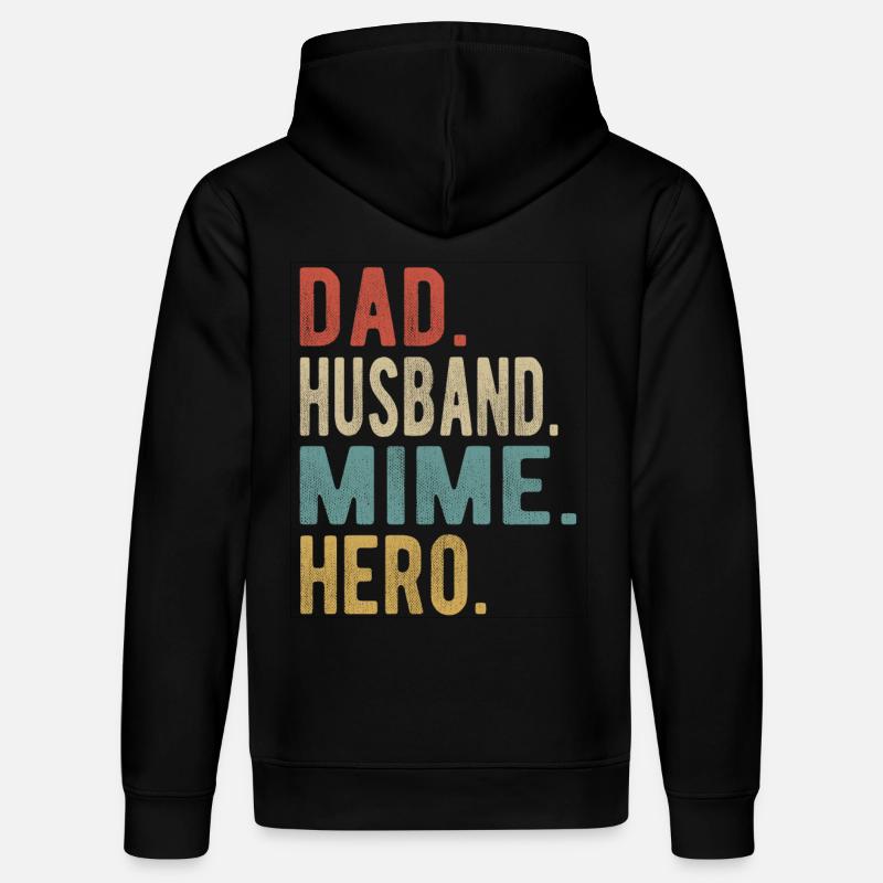 Pantomime Papa Ehemann Held - Stanley/Stella Unisex Bio-Hoodie DRUMMER  - Schwarz