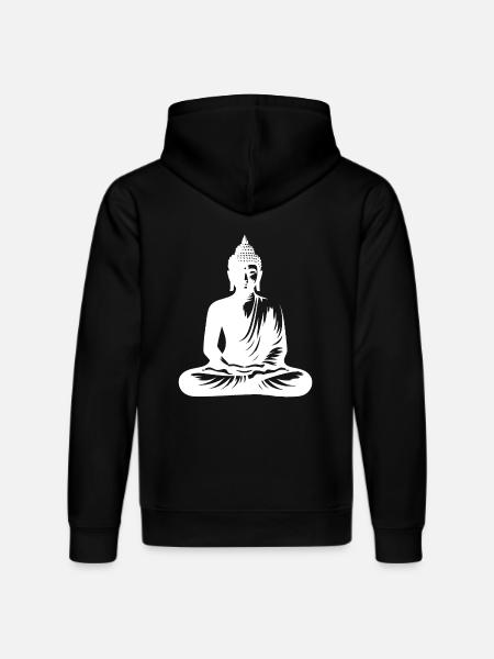 Buddha Body Mindfulness Souls Meditation - Stanley/Stella DRUMMER Unisex Organic Hoodie - black