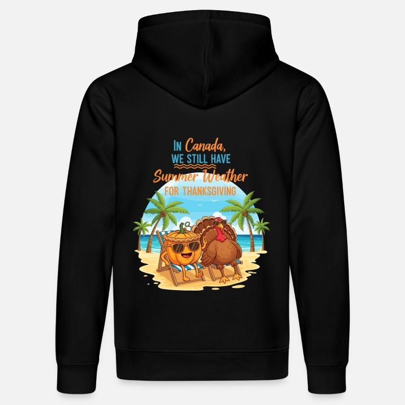 L’été au Canada - Sweat à capuche bio DRUMMER Stanley/Stella Unisexe - noir
