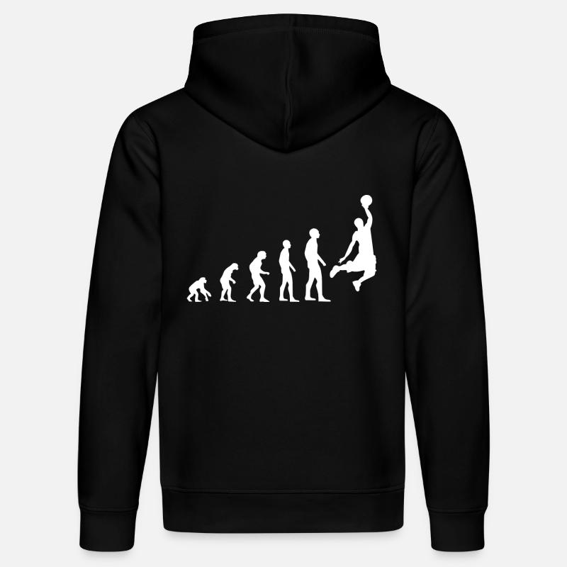 Evolution du basket - Sweat à capuche bio DRUMMER Stanley/Stella Unisexe - noir