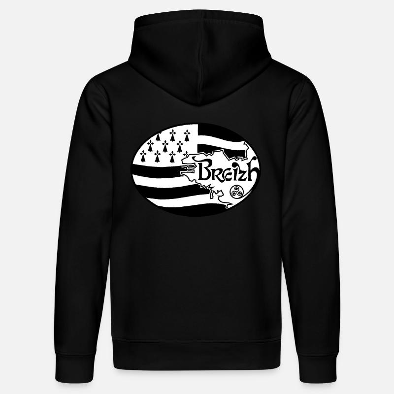 Flagge Großbritannien authentisch - Stanley/Stella Unisex Bio-Hoodie DRUMMER  - Schwarz