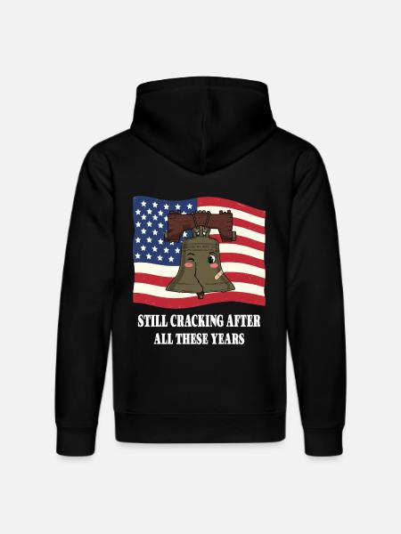 Liberty Bell - Stanley/Stella DRUMMER Unisex Organic Hoodie - black