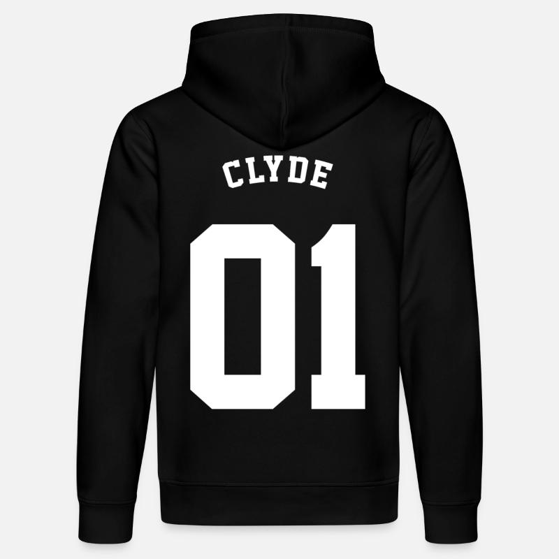 CLYDE - Stanley/Stella Unisex Bio-Hoodie DRUMMER  - Schwarz