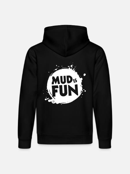 Mud is fun - Sweat à capuche bio DRUMMER Stanley/Stella Unisexe - noir