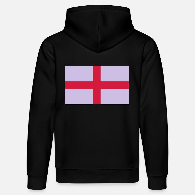 Drapeau national de l Angleterre - Sweat à capuche bio DRUMMER Stanley/Stella Unisexe - noir
