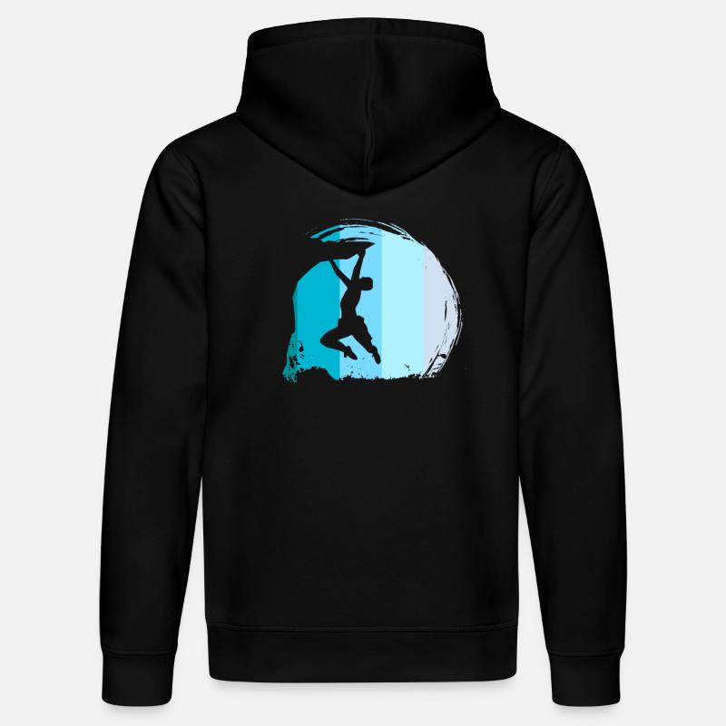 Escaladeurs Boulderer Retro - Sweat à capuche bio DRUMMER Stanley/Stella Unisexe - noir