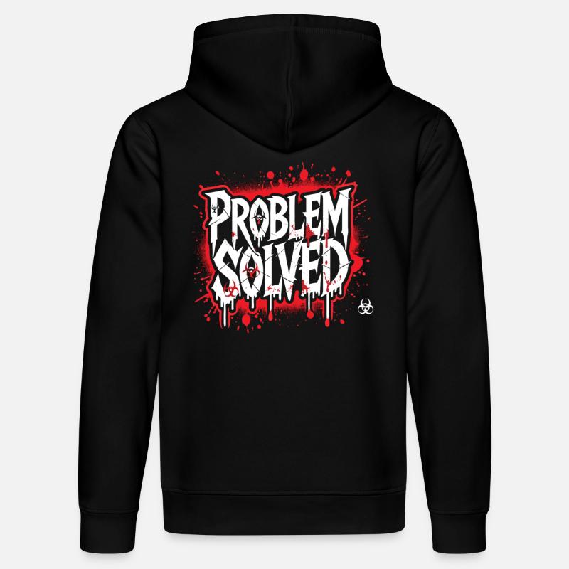 Schockierende Lösung - Problem Solved - Stanley/Stella Unisex Bio-Hoodie DRUMMER - Schwarz