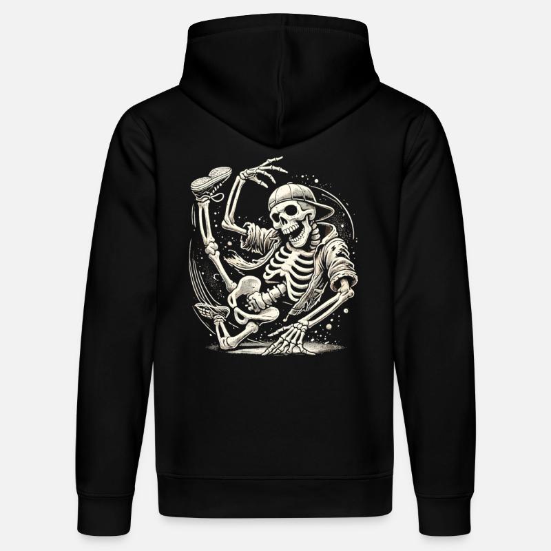 Skeleton Breakdance Master - Sweat à capuche bio DRUMMER Stanley/Stella Unisexe - noir