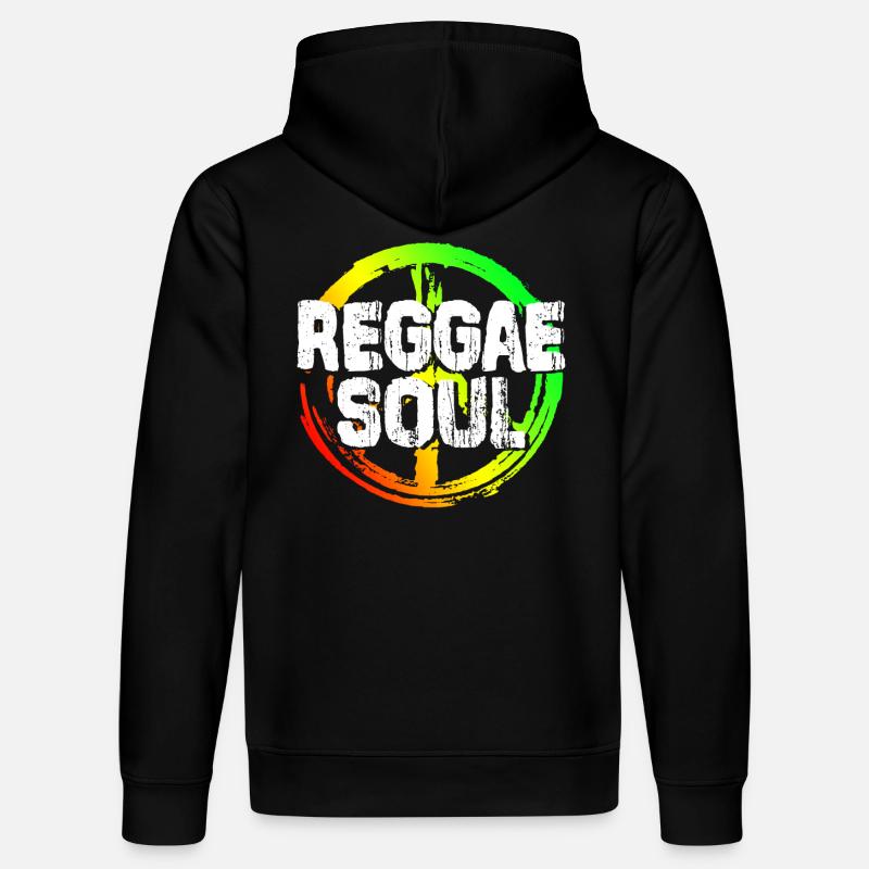 Musique reggae - Sweat à capuche bio DRUMMER Stanley/Stella Unisexe - noir