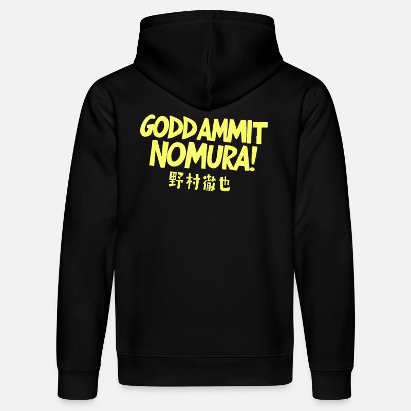 Goddammit Nomura – Design japonais - Sweat à capuche bio DRUMMER Stanley/Stella Unisexe - noir