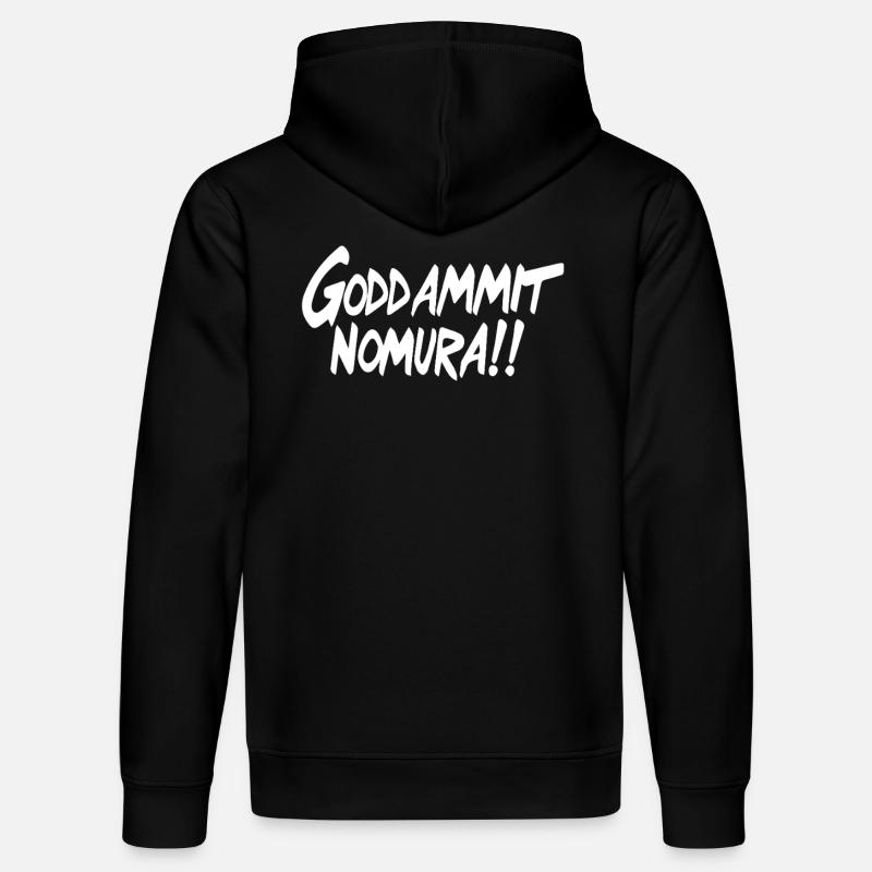 Goddammit Nomura – Conception simple - Sweat à capuche bio DRUMMER Stanley/Stella Unisexe - noir