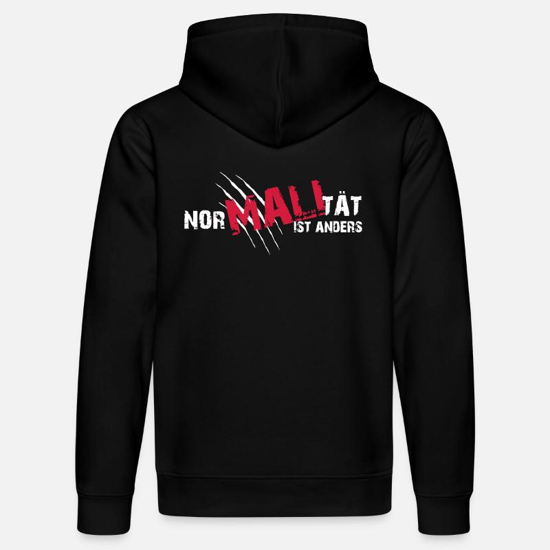 Nor-MALI-tät is anders - Stanley/Stella Unisex Bio-Hoodie DRUMMER - Schwarz