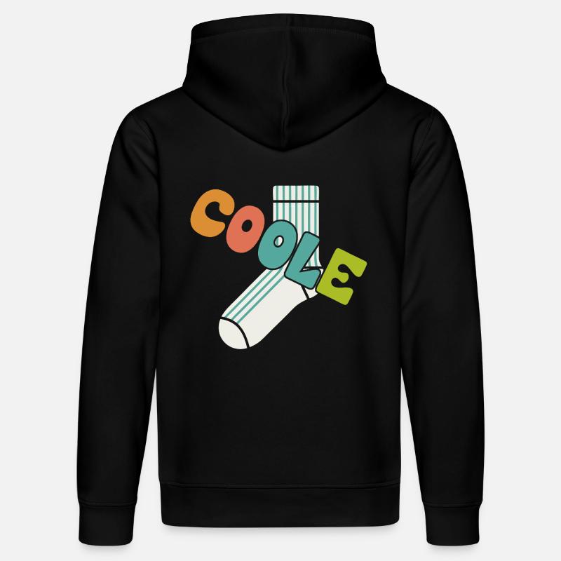 Chaussette cool - design motivant amusant - Sweat à capuche bio DRUMMER Stanley/Stella Unisexe - noir