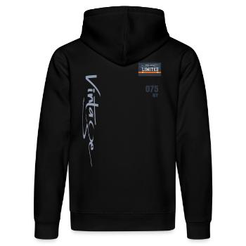 Vintage - Stanley/Stella Unisex Bio-Hoodie DRUMMER  - Schwarz - Hinten - Marisol (170cm)