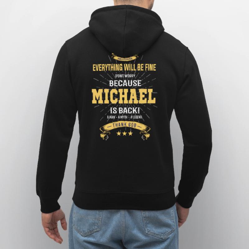 Everything will be fine Michael Is back Stanley/Stella DRUMMER Unisex Organic Hoodie