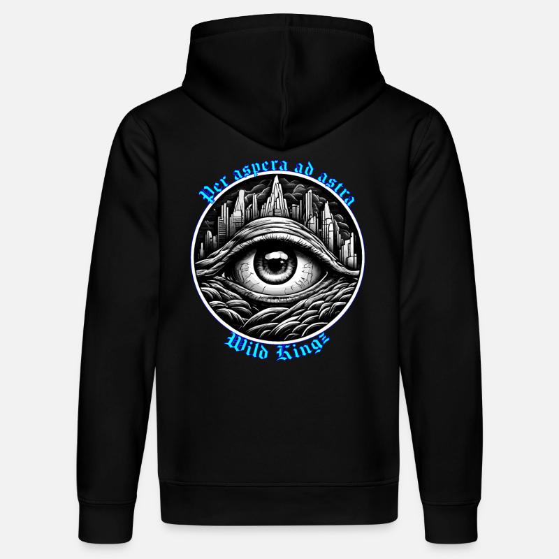 Per aspera ad astra. - Stanley/Stella Unisex Bio-Hoodie DRUMMER  - Schwarz