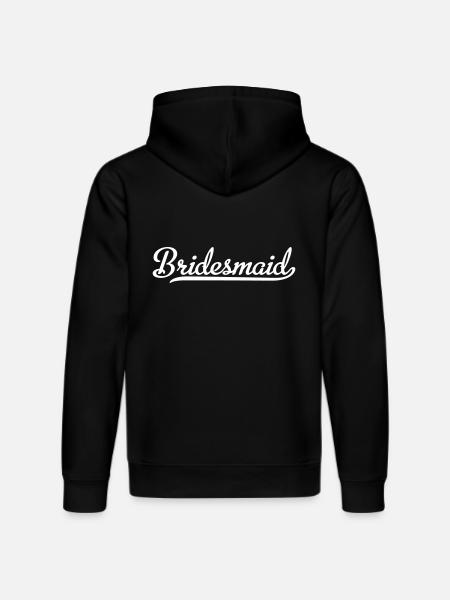 Bridesmaid - Stanley/Stella DRUMMER Unisex Organic Hoodie - black