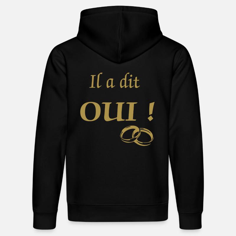 il_a_dit_oui - Stanley/Stella Unisex Bio-Hoodie DRUMMER - Schwarz