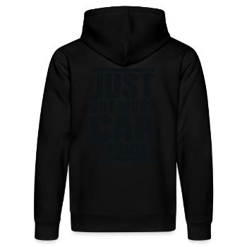 Nur noch ein Auto, das ich verspreche - Mechanic Car Lover - Stanley/Stella Unisex Bio-Hoodie DRUMMER  - Schwarz - Hinten - Marisol (170cm)